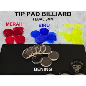 3 mm | 2 mm Tip Pad Layer Plate Lapis Cue Billiard Billiar Stik Stick bumper