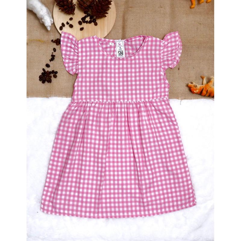 Zenika Kids - NC-21 Gaun Anak Perempuan Dress Bayi Kirana 100% Cotton 6