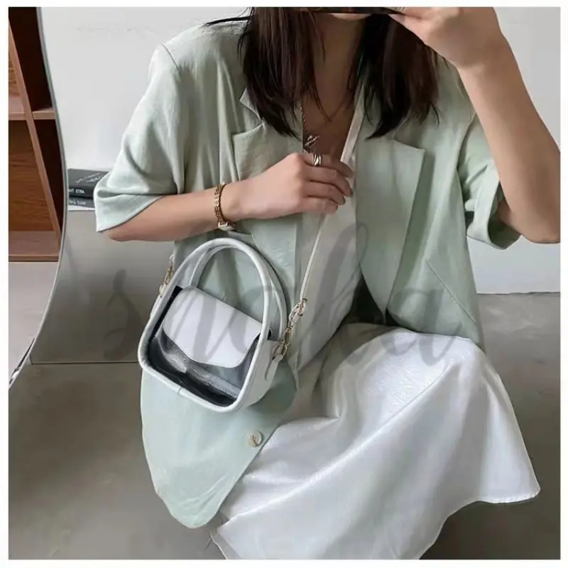 Tas Mini Transparan Wanita Rosy Mika / Sling Bag Mini Transparan Rosy Mika Tas Selempang Kulit shoulder  bag 0