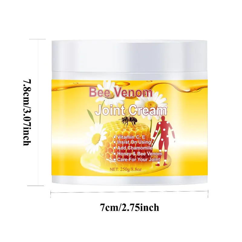 Bee Venom Joint Cream, 1 Box Moisturizing Body Cream, Hydrating and Soft Skin, Suitable for All Skin Types 1
