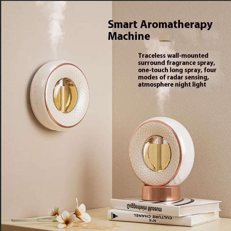 New Aroma Diffuser Household Bedroom and Toilet Wall Hanging Fragrance Machine Rechargeable Advanced Intelligent Automatic Aerosol Dispenser
