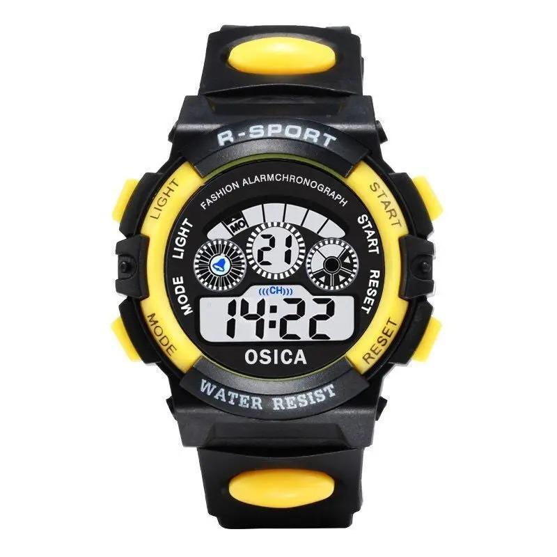 Product Introduction of Children Watch Sport Kids Watches Silicone Strap Waterproof LED Digital Watch for Kid Children Student Girl Boy Wristwatch Clock 9