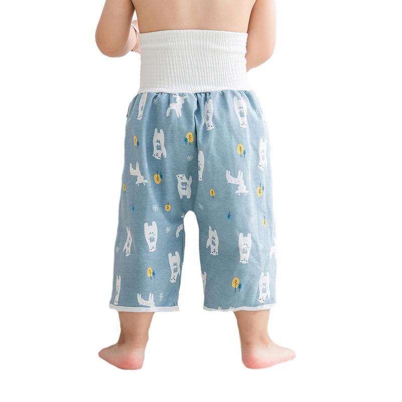 Product Introduction of Baby Waterproof Diaper Pants Skirt for Potty Training Baby Comfy Diaper Short for Boys and Girls Sleeping Bedclothes 12
