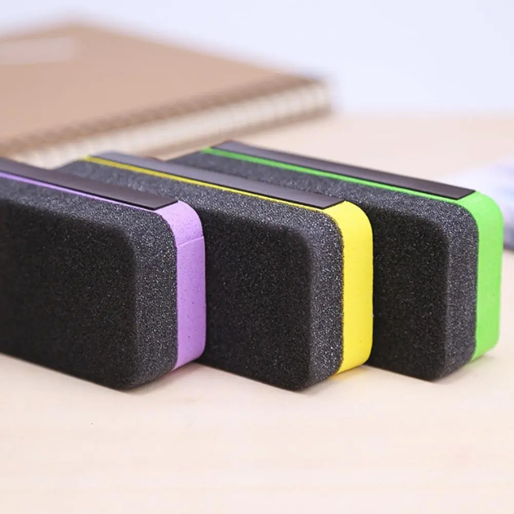 1pcs Magnetic Whiteboard Eraser Board Erasers Drawing Draft Eraser Dry-Wipe Marker Whiteboard Cleaner Office School Supplies