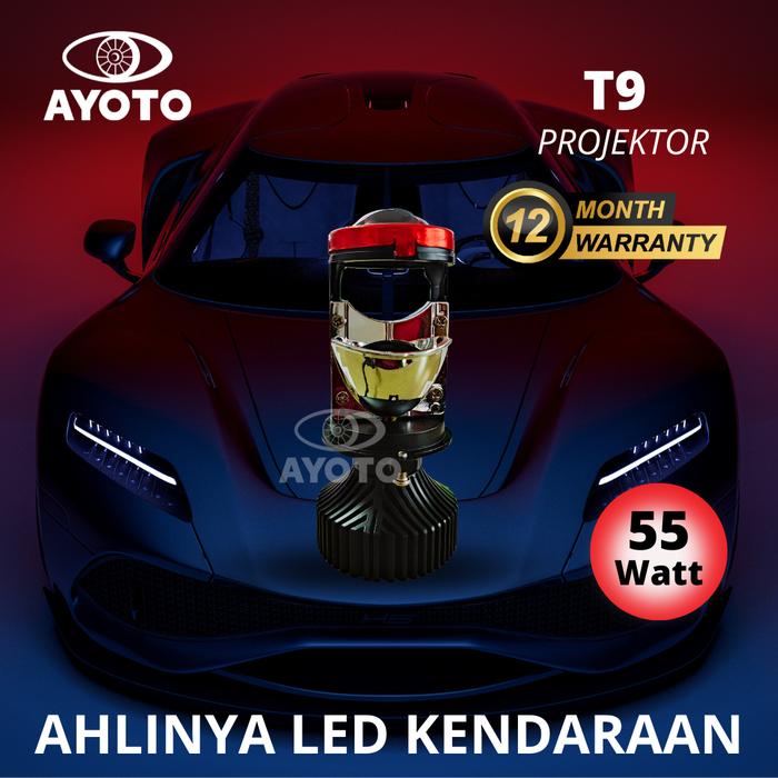 Gambar AYOTO Lampu Soket H4 Projie, T9-H4, Warna Putih, garansi 1 tahun Car Car - T9-H4 PUTIH dari AyotoLED Kota Administrasi Jakarta Barat Tokopedia