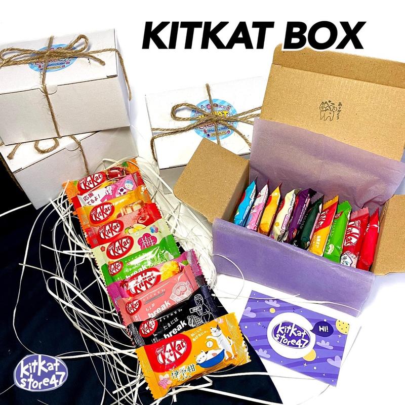  HỘP SOCOLA KITKAT 10 VỊ KHÁC NHAU TỪ NHẬT BẢN Snack Sô Cô La 