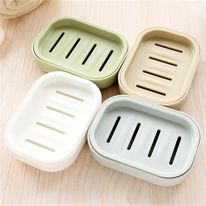 Product Introduction of New Bathroom Dish Plate Case Home Shower Travel Hiking Holder Container Soap Box Plastic Soap Box Dispenser Soap Rack Light 7