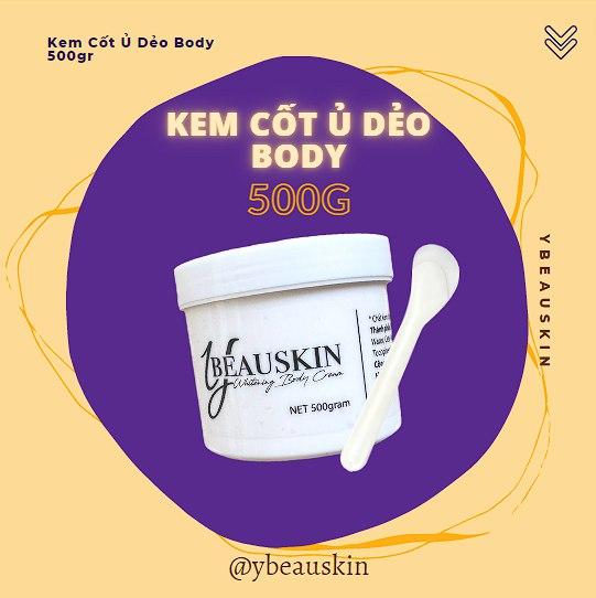[YBEAUSKIN] Kem Cốt Dẻo Ủ Trắng Body 500gr Dưỡng Body Làm Đẹp Da Skincare