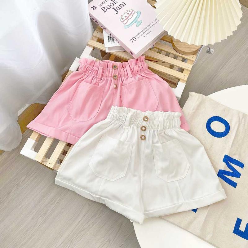 Quần đùi bé gái quần short bé gái kaki thun mềm từ 10kg đến 30kg. QK30