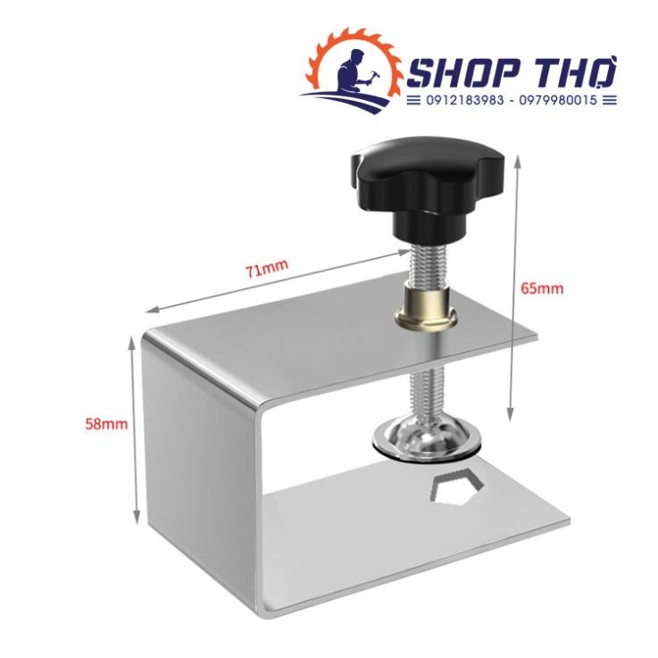 Kẹp cố định mặt hộc ngăn kéo tủ, kẹp vam cố định bắt mặt ngăn kéo tủ gỗ công nghiệp 1