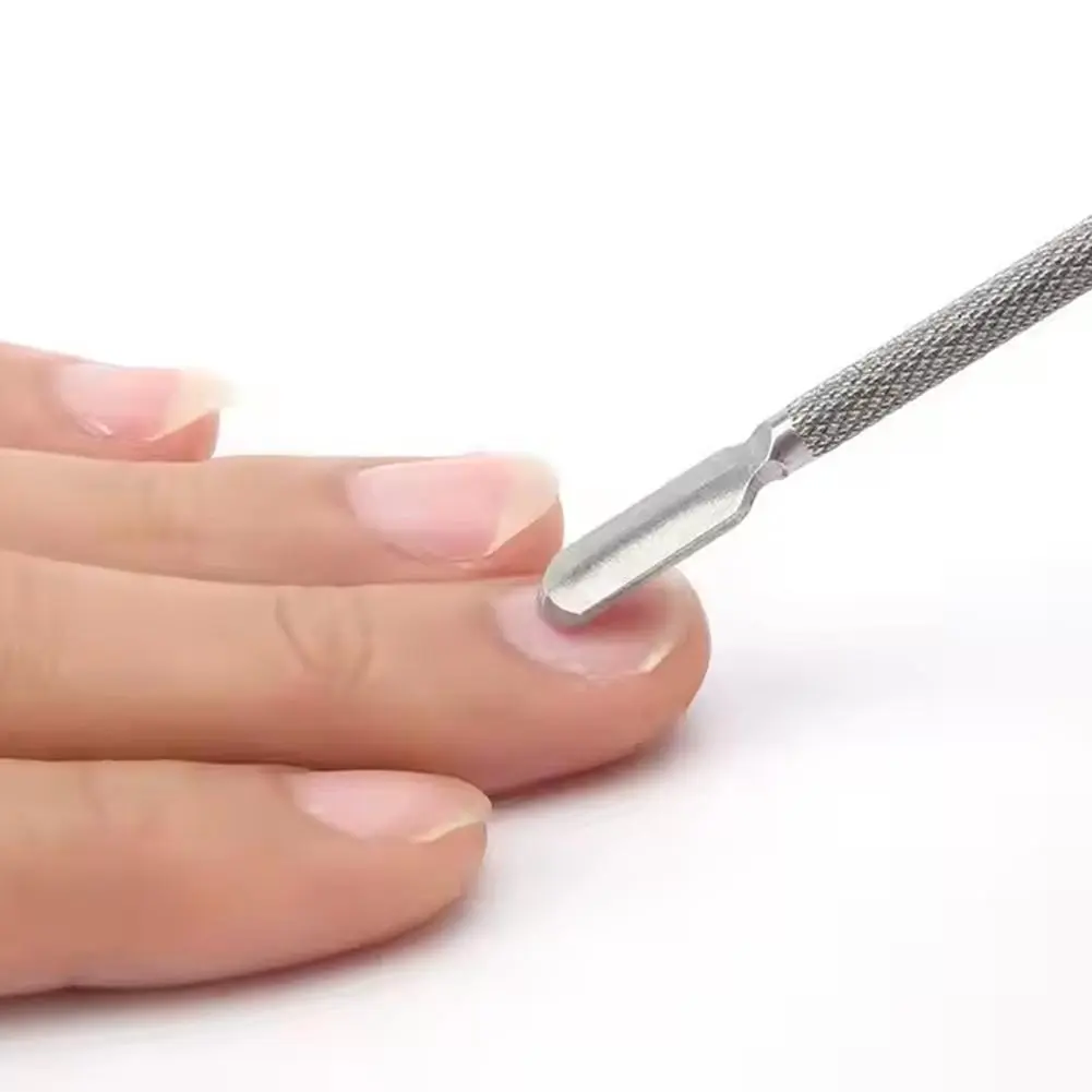 Double-ended Stainless Steel Cuticle Pusher Dead Skin Push Remover For Pedicure Manicure Nail Art Cleaner Care Tool BAT6210