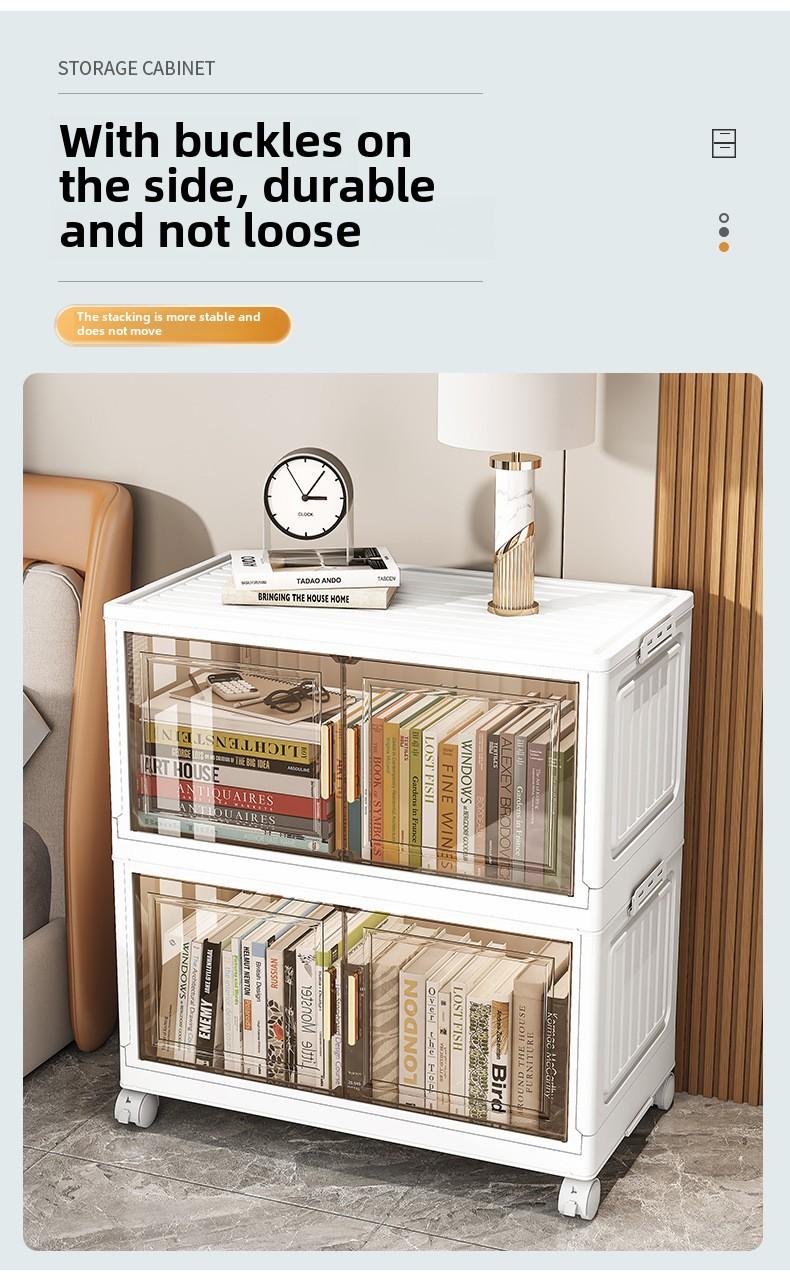 Product Introduction of 50-80 Wide Folding Storage Cabinet Plastic Bedroom Storage Box Organiser 9