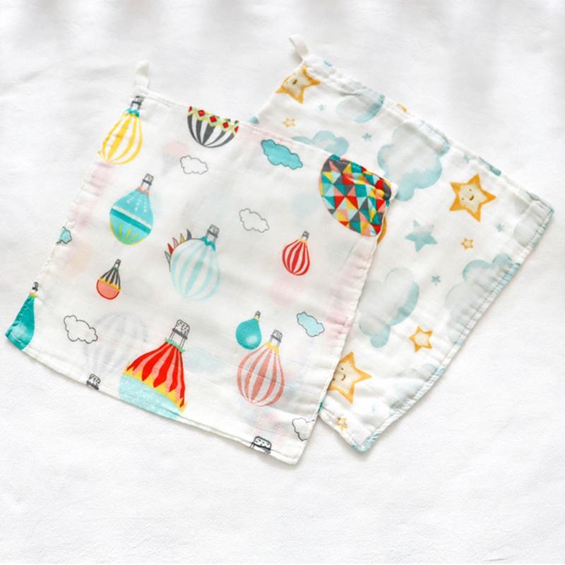 Sweat Wipe Towel Wash Cloth Toddlers Soft Face Towel Muslin ...
