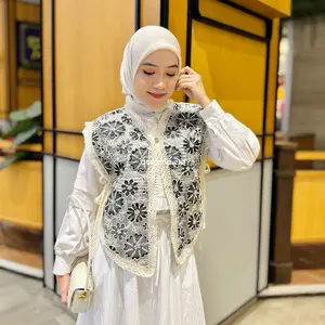 M,URAH Vest Valerie Brukat Premium Rompi Wanita Atasan Wanita