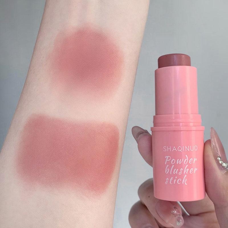 Product Introduction of Natural Cheek Blush Stick Moisturizing Blusher Balm Blush Waterproof Sticks Peach Nourish Contour Eyeshadow Rouge Blush Makeup 5