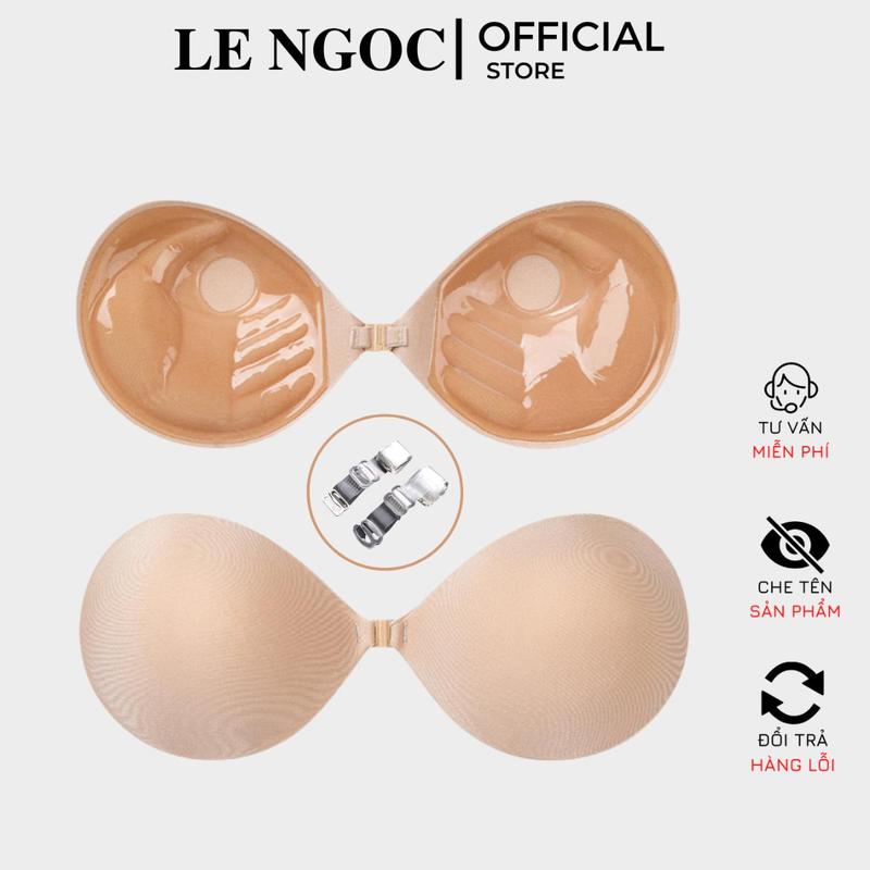 Miếng Dán Vòng 1 3cm Cài Trước Nâng Vòng 1 Dính Chắc Áo Bra Silicon Bàn Tay Mặc Đầm Hở Lưng Có Dây Cài Sau Cho Nữ Lê Ngọc 001