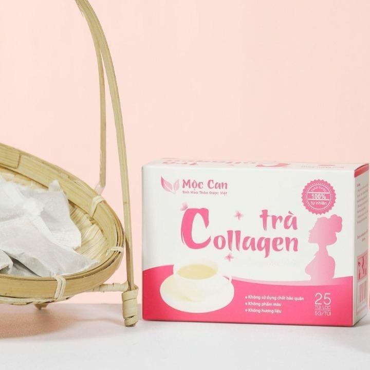 Product Introduction of Trà Hồng Sâm Tố Nữ Collagen Mộc Can 3 hộp - 75 túi lọc tiện lợi 1