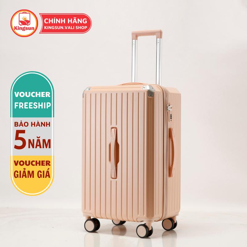  Vali Hộp KS-P37 Size 20 24 hành lý Nhựa PVC Cao Cấp Bảo Hành 5 Năm 4 bánh xoay 360 