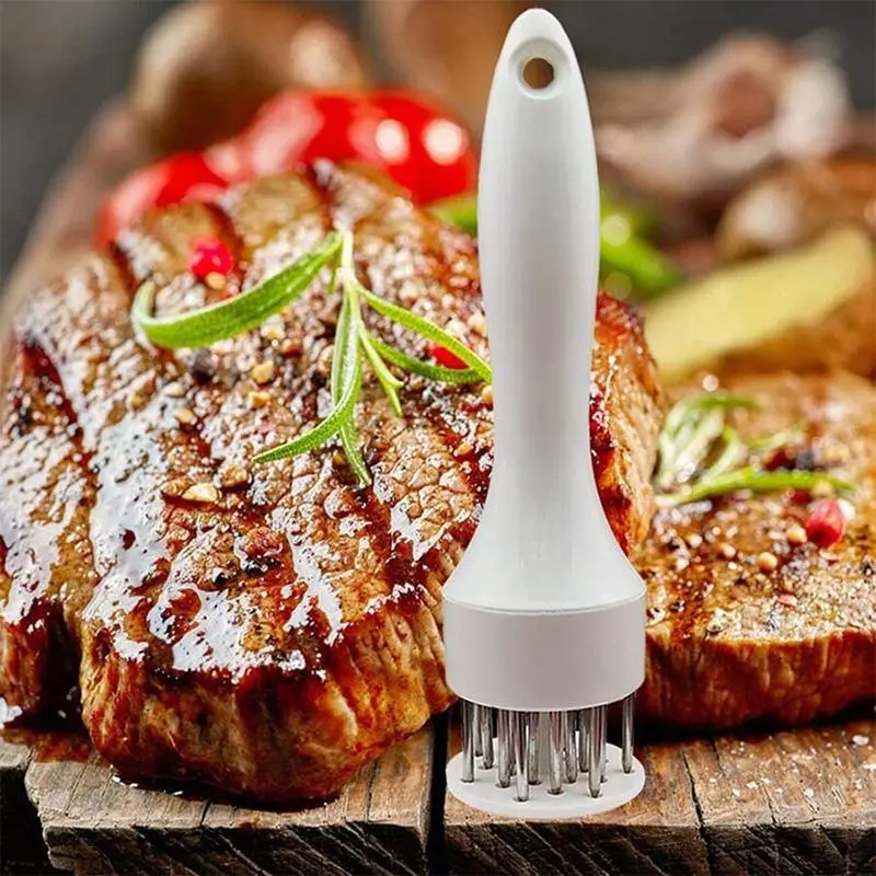 Manual Meat Tenderizer, Handheld Meat Tenderizer with Broken Tendons, Pork Chop Chicken Chop Chicken Wings Meat Needle Hammer for Kitchen, Utensils 5