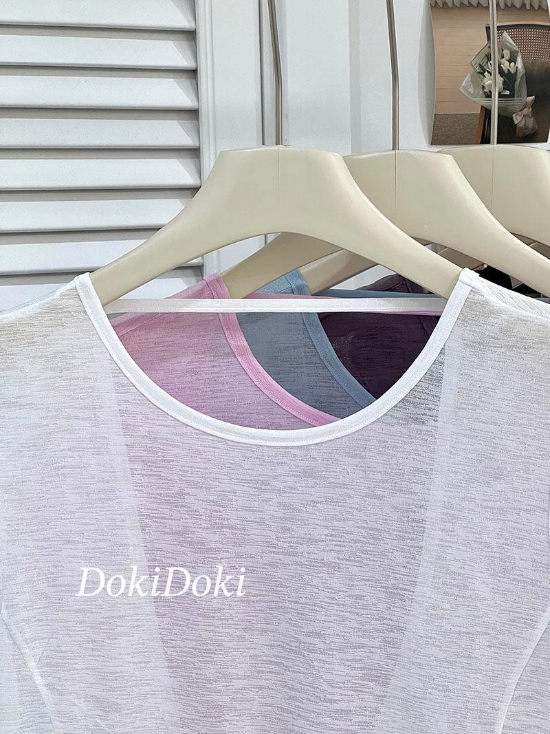 Product Introduction of Áo Tập Yoga, Dành Cho Nữ, ngắn Tay, Thiết Kế Chéo Lưng, Làm Bằng Sợi Tre, Thích Hợp Cho Mùa Hè, Mỏng, Áo Thể Thao, Áo Phông, Thích Hợp Cho Pilates Và Thể Dục, ngắn Tay 12