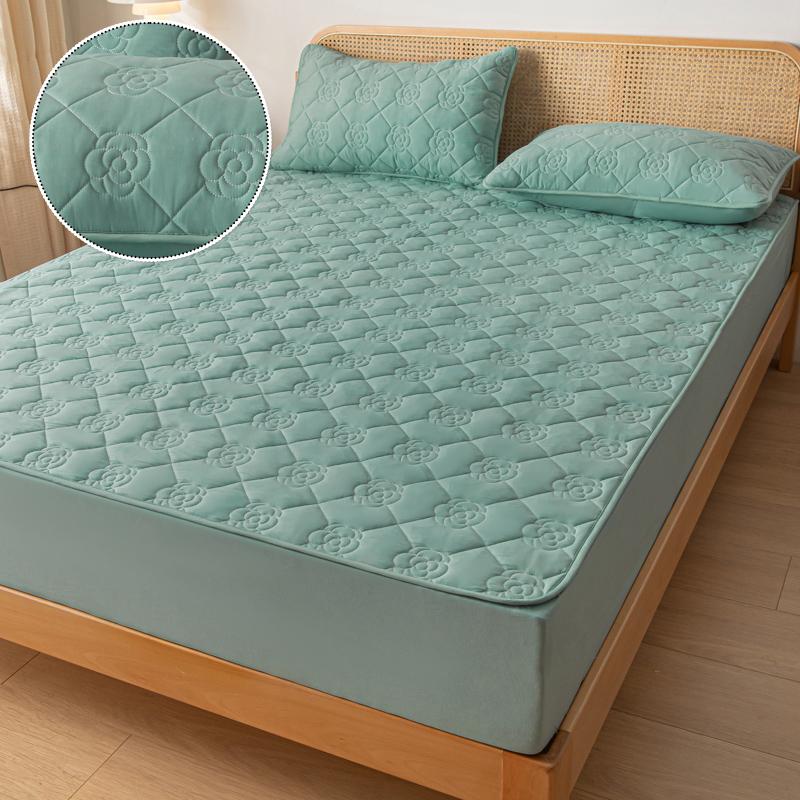 Product Introduction of Waterproof Jacquard Mattress Cover Pad Protector Breathable Durable Fitted Sheet Latex Mat Double Thicken Bed Cover180/220x200cm 23