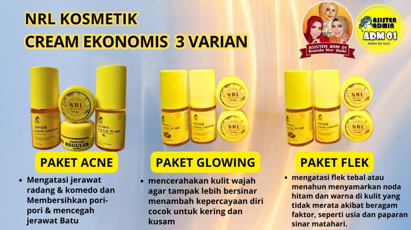 Product Introduction of [Pembelian 1 paket Glowing ] Cream NRL Eko 1