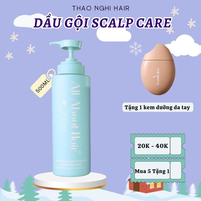 AAH SHAMPOO - DẦU GỘI SCALP CARE tặng kem dưỡng da tay KHÔNG CHỨA SULFATE & SILICON ALL ABOUT HAIR Dưỡng Tóc kiểm soát dầu không chứa silicon Nữ Women