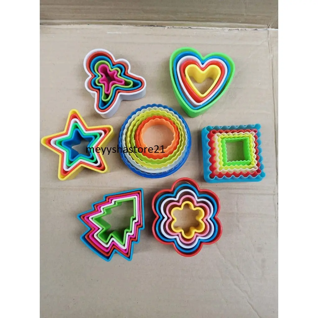 Ring cutter motif plastik/cetakan bento