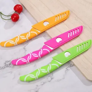 Pisau Buah Kecil tajam stainless / Pisau apel dan sayur / Pisau kupas mini sarung