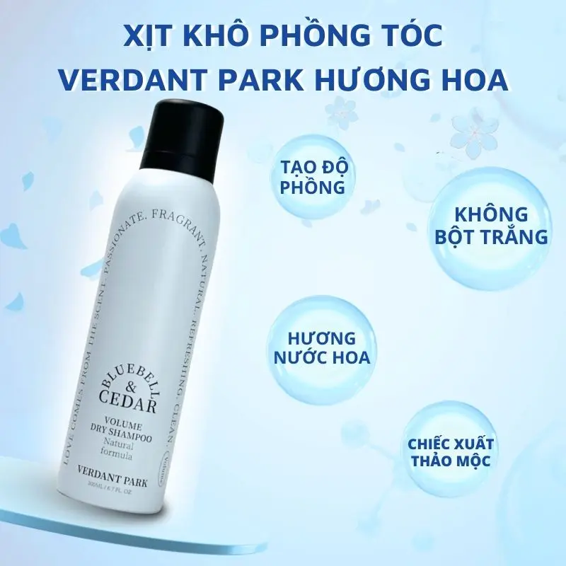 [TẶNG QUÀ] VERDANT PARK Xịt khô phồng tóc, dầu gội khô hoa quả thiên nhiên | COSKIN Nữ Women 5