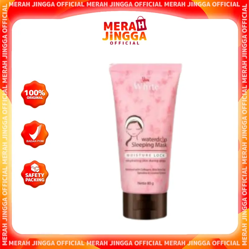 Viva Waterdrop Sleeping Mask | White Water Drop Night | Merah Jingga Official 0