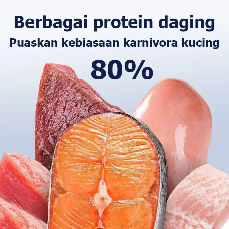 50PCS Snack Kucing Makanan Kucing Basah Cemilan Kucing Cat Strip Cemilan Kitten Bio Creamy Treats 7