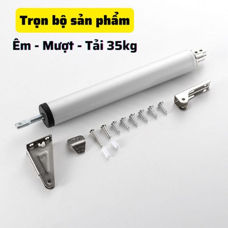 Bộ Đóng Cửa Tự Động Khí Nén 35kg Không Gây Ồn, Có Chốt Chặn Cửa Đứng Yên
