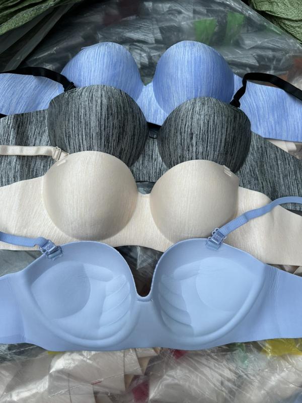 (From nhỏ tăng size) Combo 3 áo lót nữ cúp ngang đệm 2.5cm mềm mại nhiều màu Áo Ngực Cup Women Bra