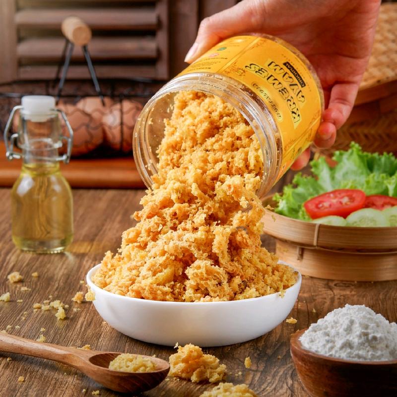 Product Introduction of Kremes Ayam Nostalgia 150gram Makanan Food Snack Merah Oil Cemilan keripik & camilan isi Putih Pedas snack cemilan kremes  ayam makanan instan kremes kraton capung snack Kering Kerupuk 3