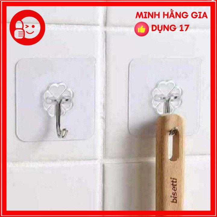 Móc dán dính tường chịu lực trong suốt, siêu dính 1