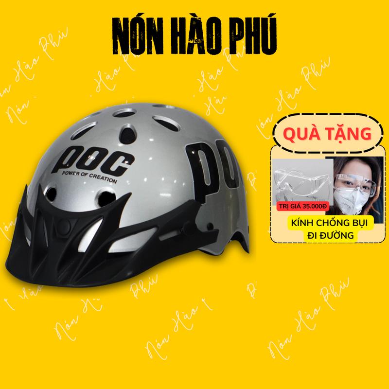 [TẶNG KÍNH CHỐNG BỤI] MŨ BẢO HIỂM POC THỂ THAO DÀNH CHO NAM NỮ NỬA ĐẦU, NÓN BẢO HIỂM POC