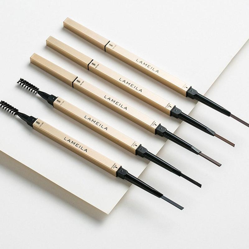 Product Introduction of Dual-ended Thin Eyebrow Pencil Waterproof & Sweatproof Natural Eyebrow Pencil 36