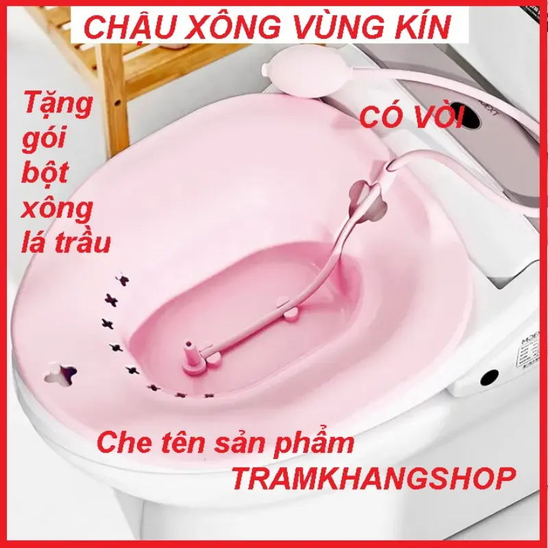 Chậu xông vùng kín loại đẹp có vòi