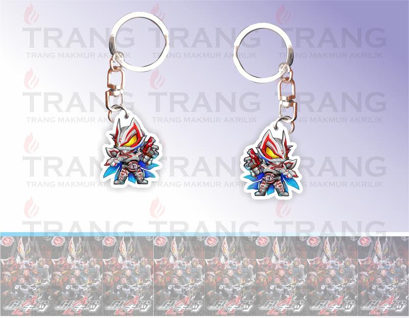 Gantungan Kunci Akrilik Kamen Rider geats Final Form/Acrylic Keychain Kamen Rider geats Final Form Ganci Ganci 1