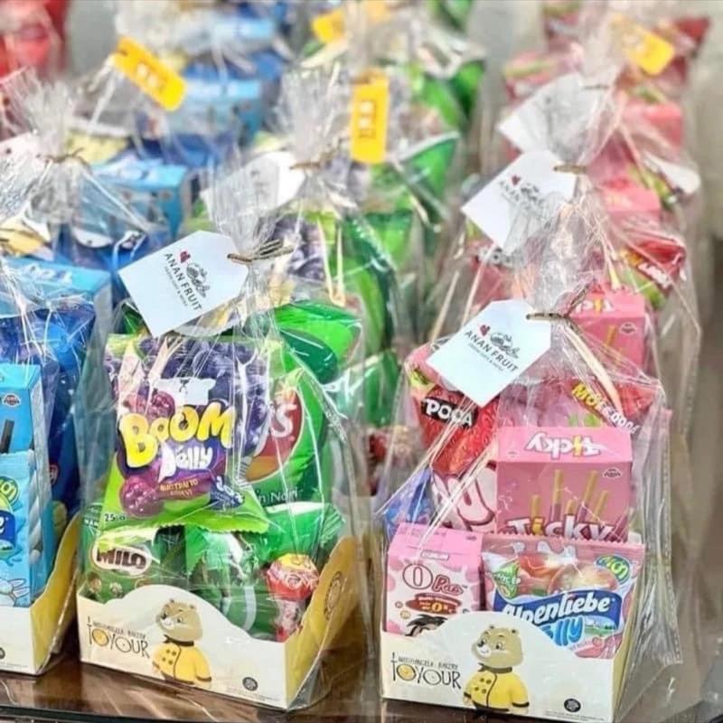 Combo 100 sét túi gói quà bánh kẹo cho các bé trong các dịp lễ thiếu nhi, sinh nhật, tết trung thu