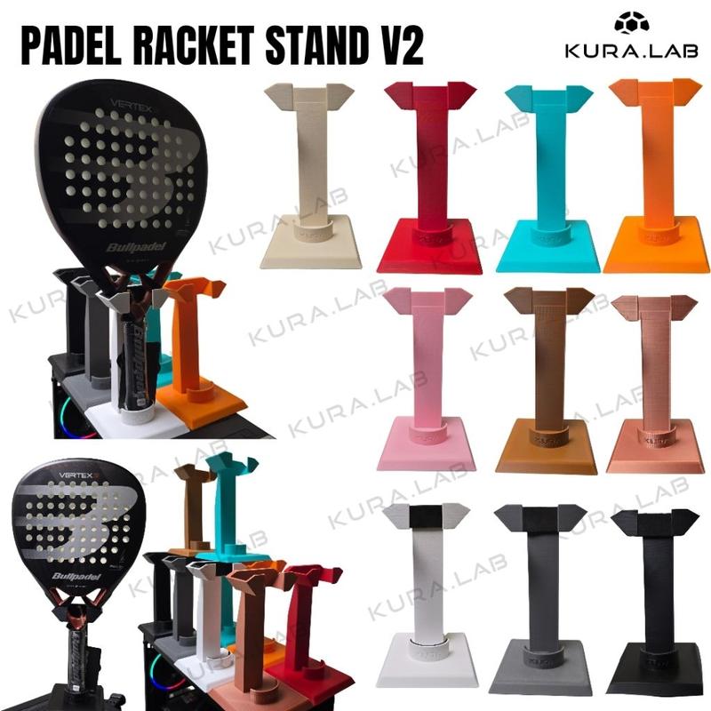 Padel Racket Display Case PADEL RACKET STAND V2 – Display Rak Raket Padel | Kura.lab - Shop ...