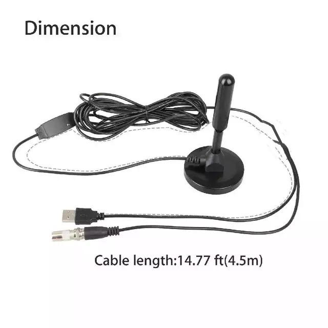 Product Introduction of HD Digital Indoor TV Antenna Coax Cable Ultra HDTV With Amplifier DVB-T DVB-T2 Quick Response Outdoor Aerial Set (Signal boost only, no additional channels) 2