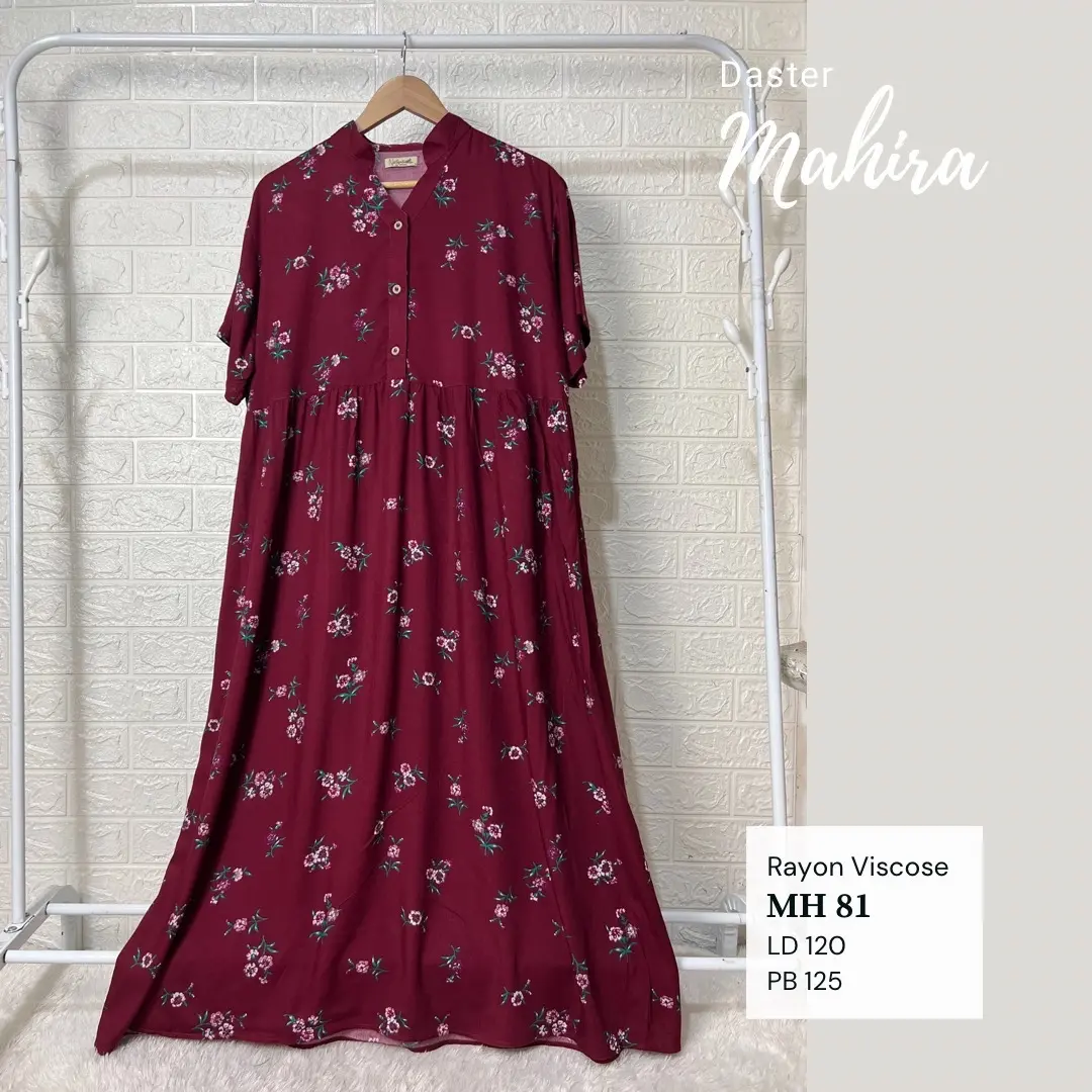 [DasterNaswa] Mahira Motif Rayon Daster Wanita Busui
