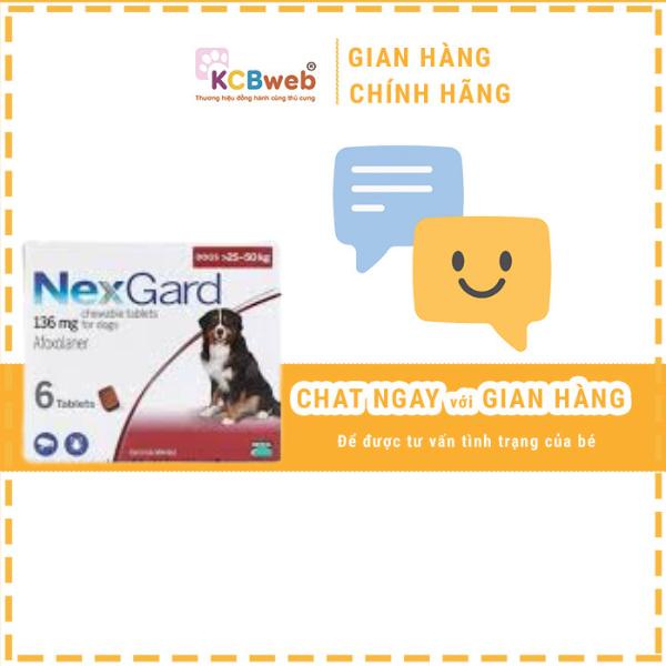Viên nhai NEXGARD ve, rận, bọ nhảy, bọ chét dành cho chó 1