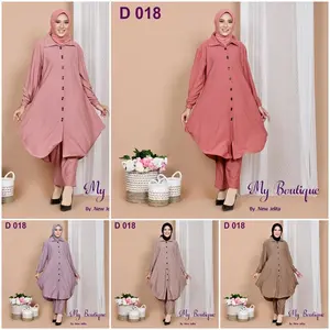 Setelan kode 018 jumbo dan standar Crepe Motif