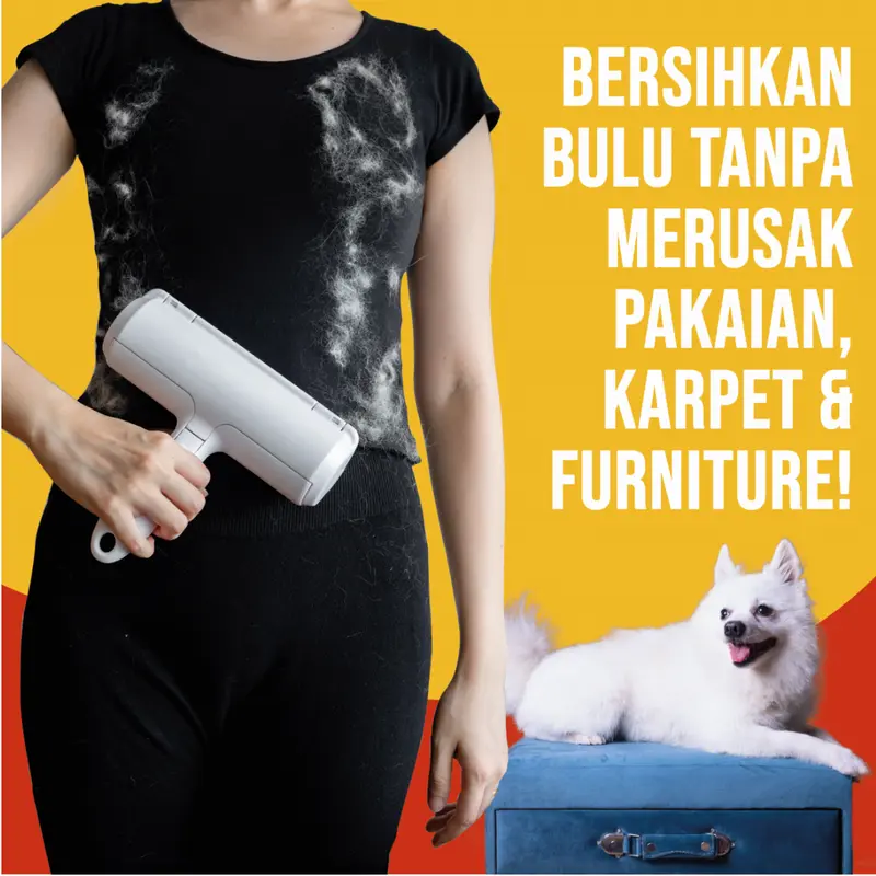 NEOSAVA Pet Hair Removal Roller anjing kucing Pembersih Bulu Roller Hewan / Baju / Debu / Karpet 0