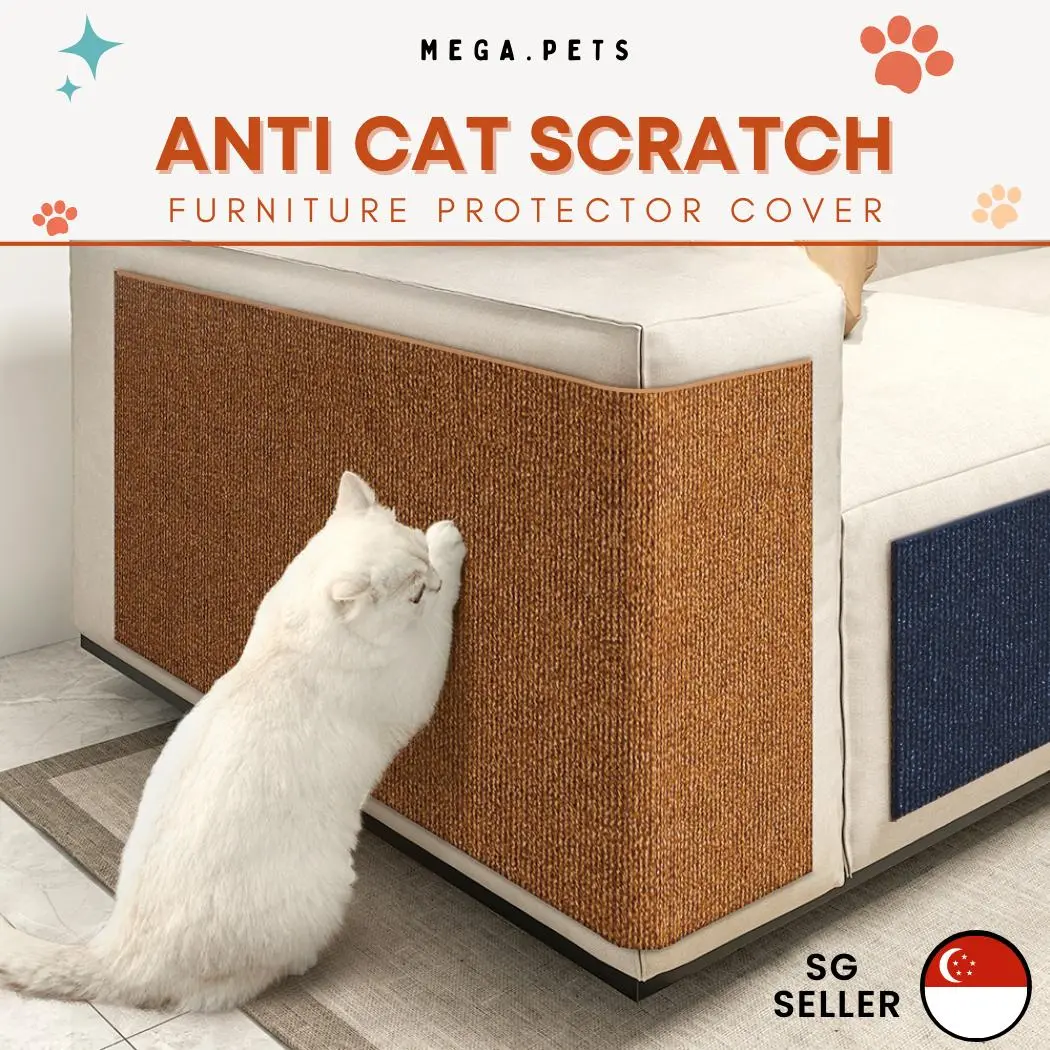Anti cat scratch furniture protector cover cats scratching pad post board pole shield training tape