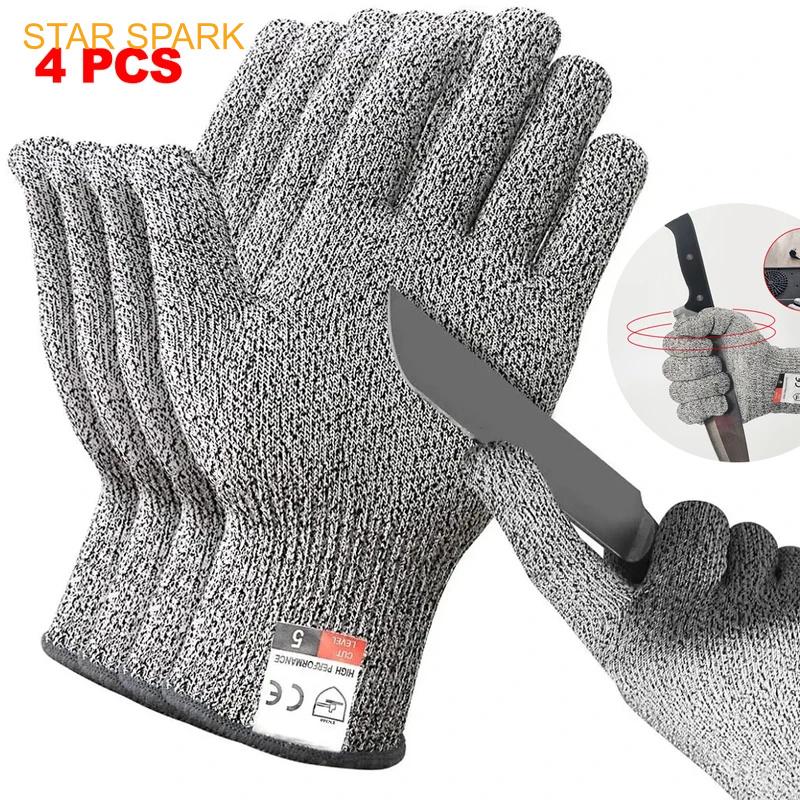 HPPE Level-5 Anti-Cut Gloves – High-Strength, Multi-Purpose Safety Gloves for Kitchen & Garden 0