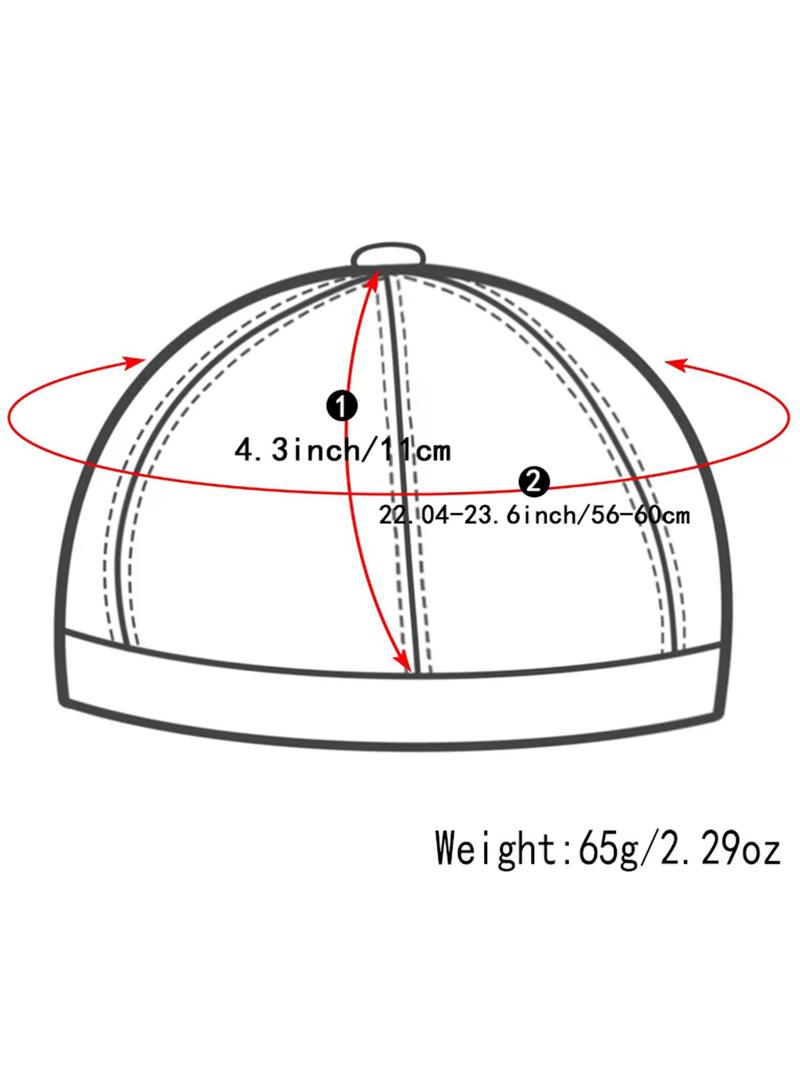 Product Introduction of Letter Label Landlord Cap, Casual Outdoor Sports Docker Hats for Men & Women, Trendy Modern All-match Clothes Accessories for Daily Used 4